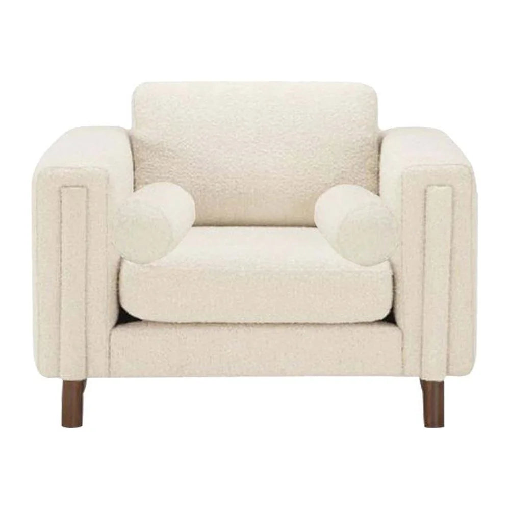 White Boucle Chair Q39853
