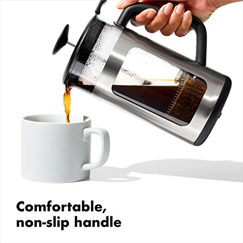 Stainless Steel French Press Coffee Maker 32oz Q6897