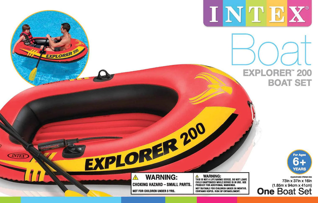 Inflatable 2 Person River Boat Raft Set D696173