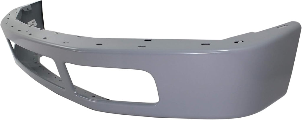 Paintable Steel Front Bumper with Moulding Pad Holes Z1411