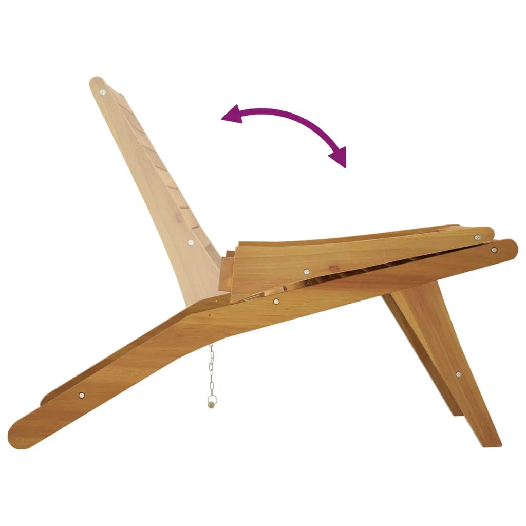 Solid Wood Teak Patio Chair I38136