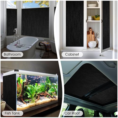 Blackout Window Privacy Film 45.2 x 314.9 Inches U92085