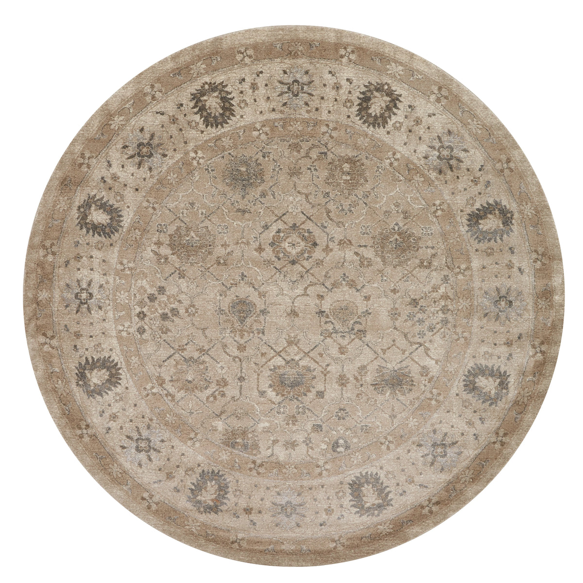 Taupe 9'3 x 9'3 Rug V42456