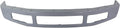 Paintable Steel Front Bumper with Moulding Pad Holes Z1411