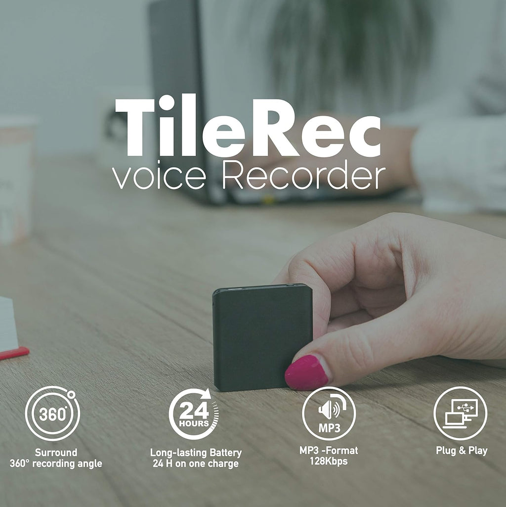 Slimmest Voice Activated Recorder, 145 Hours Recording Capacity, MP3, 24 Hours Battery, Metal Case, Pack of 2 S5615
