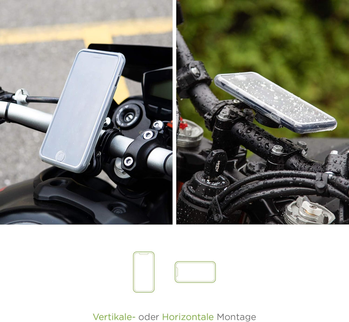 Aircraft Grade Aluminium Phone Mount for Motorcycles O60591