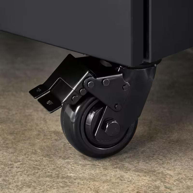 4 in. Caster Kit for Welded Steel Garage Base Cabinets G153575