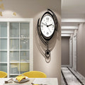 Large 3D Metal Wall Clock U2944