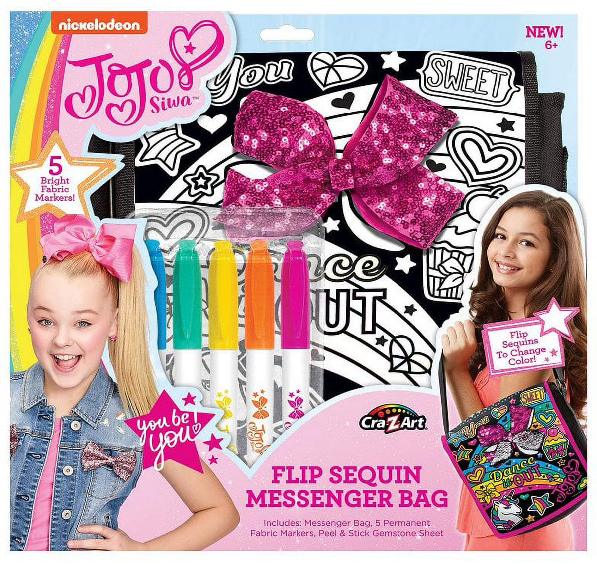 Sequin Bow Messenger Bag Y61055