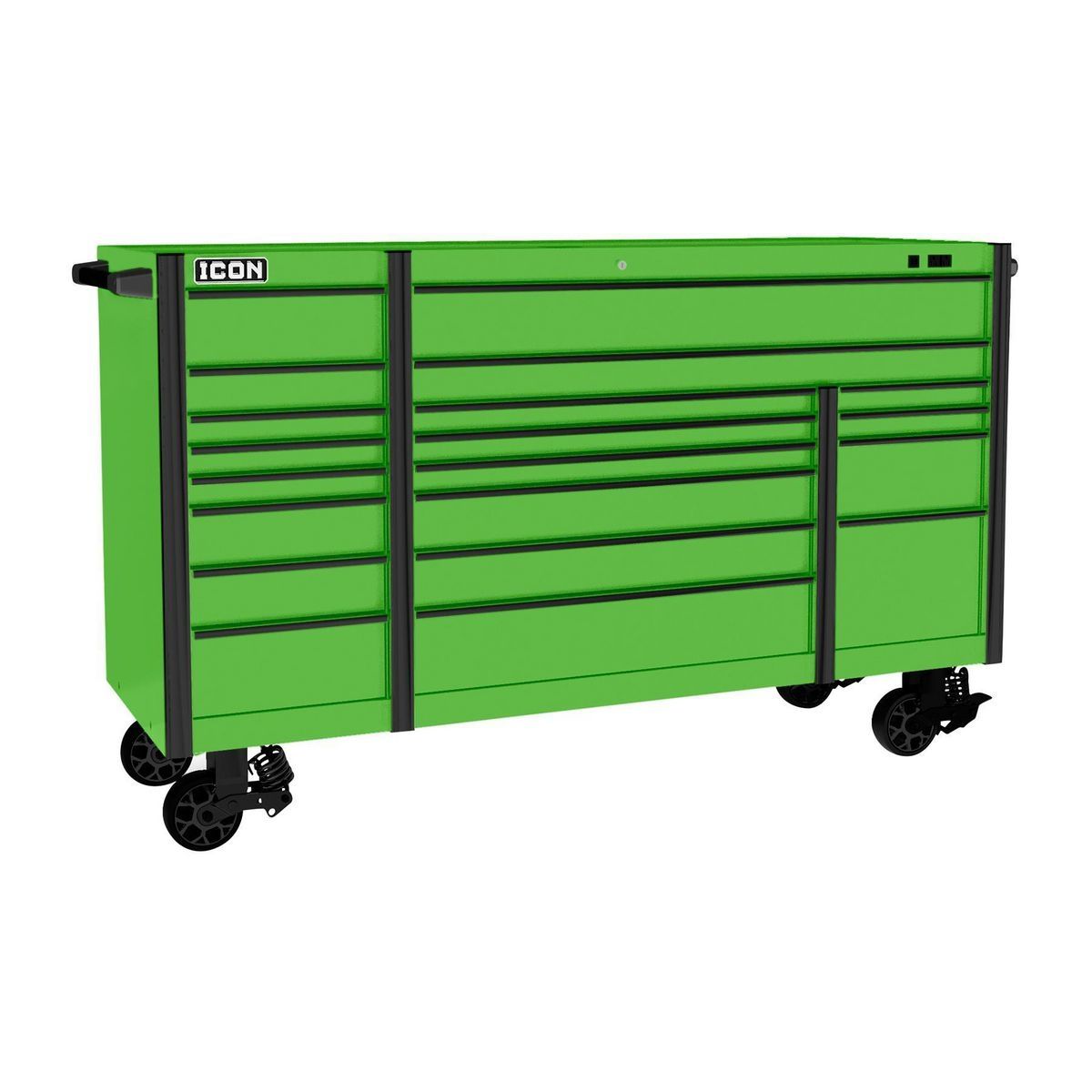 73 in. x 25 in. Red Roll Cab S12360