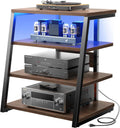 4-Tier AV Media Stand with Power Strips S136412