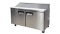 60 in. Commercial Two Door Sandwich Prep Table Refrigerator, 15 Cu. ft. L26576