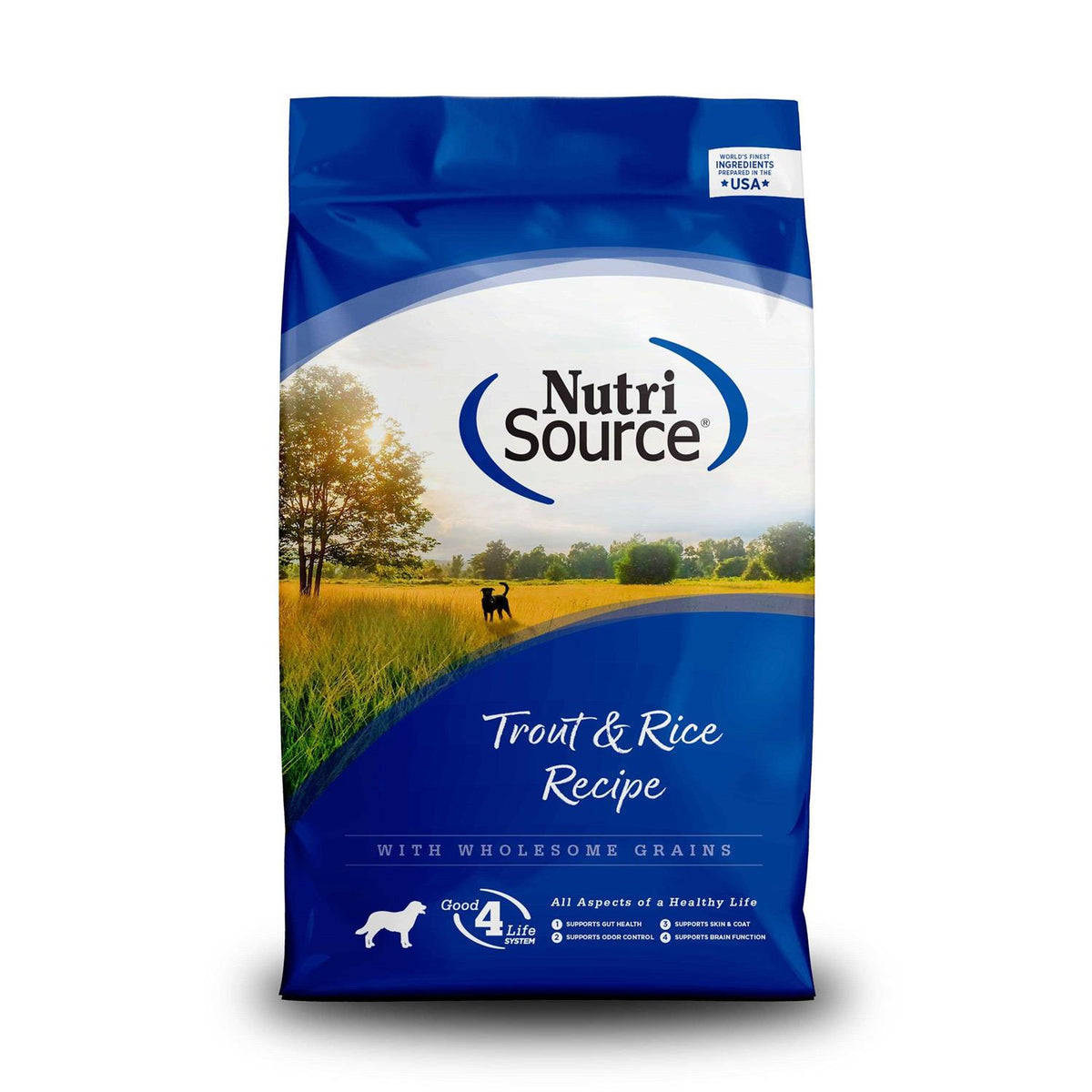 Trout Rice Dry Dog Food J5930