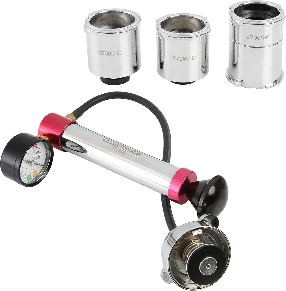 Radiator and Cap Test Kit, Pressure Tester for Coolant System L261