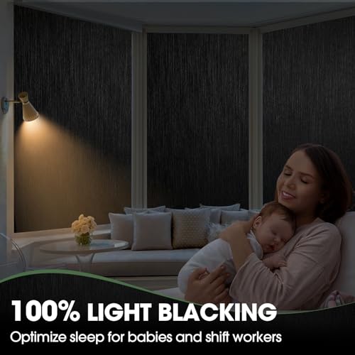 Blackout Window Privacy Film 45.2 x 314.9 Inches U92085