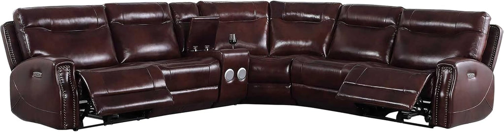 Brown Recliner Sofa Set D31027