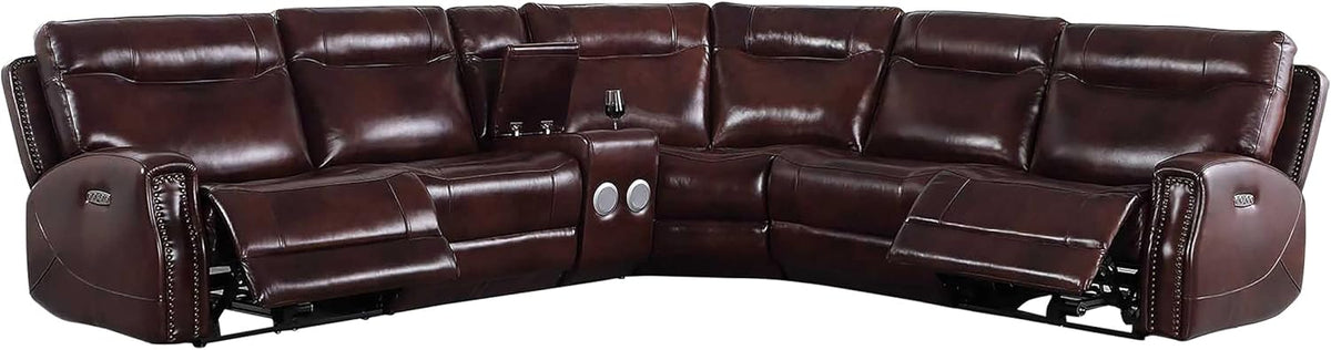 Brown Recliner Sofa Set D31027