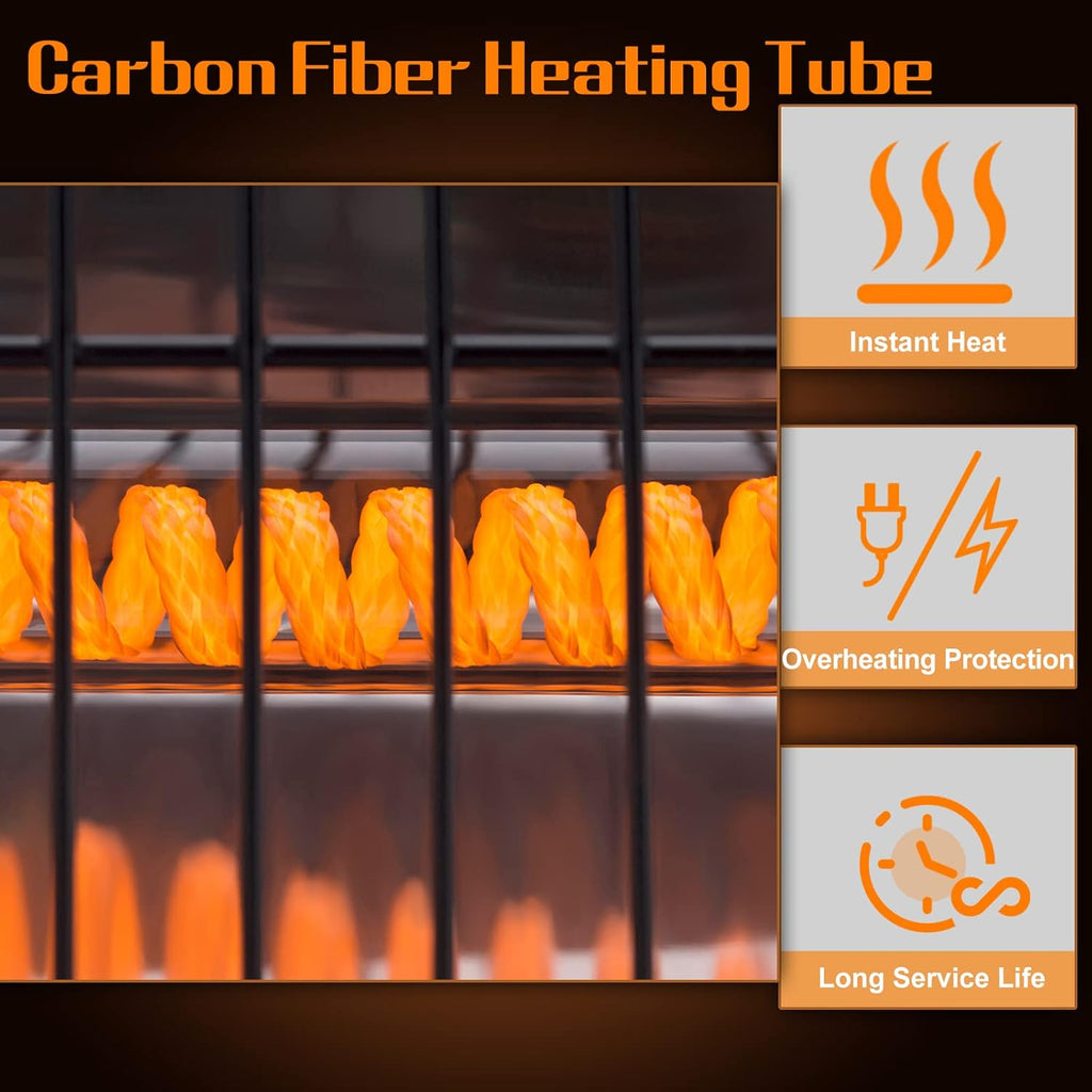 1500W Electric Infrared Patio Heater F911853