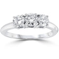14k White Gold Diamond Engagement Ring U19231