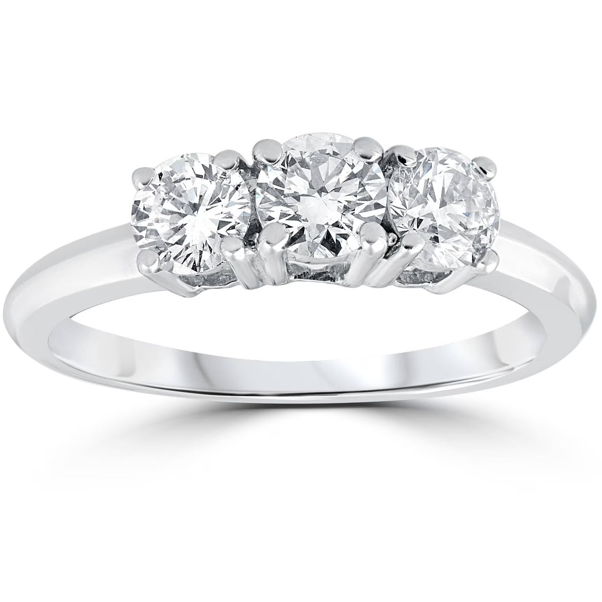 14k White Gold Diamond Engagement Ring U19231