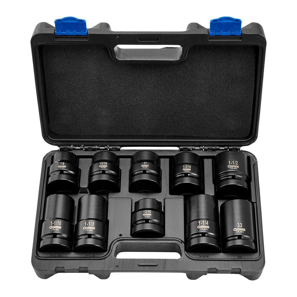 1 in. Drive SAE and Metric Impact Set, 10-Piece B80253
