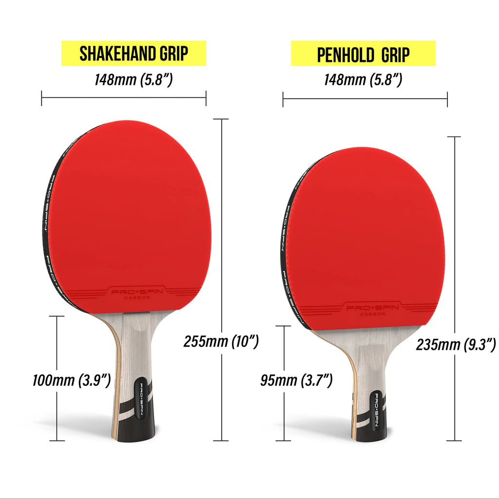 Carbon Fiber Ping Pong Paddle with Penhold Grip B405