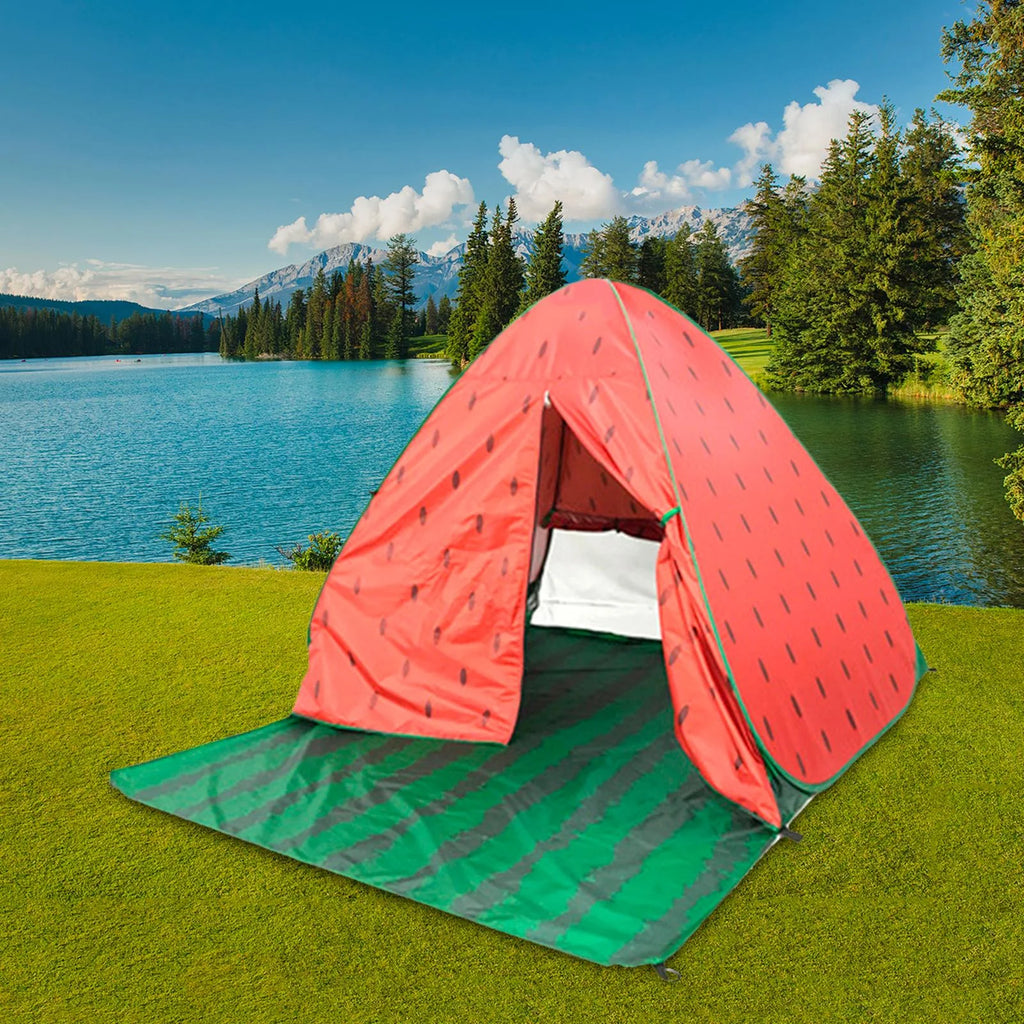 Beach Sun Protection Camping Tent with 6 Tent Stakes X825328