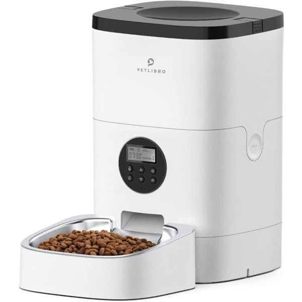 6-L Automatic Cat Food Dispenser with LCD Screen X264874