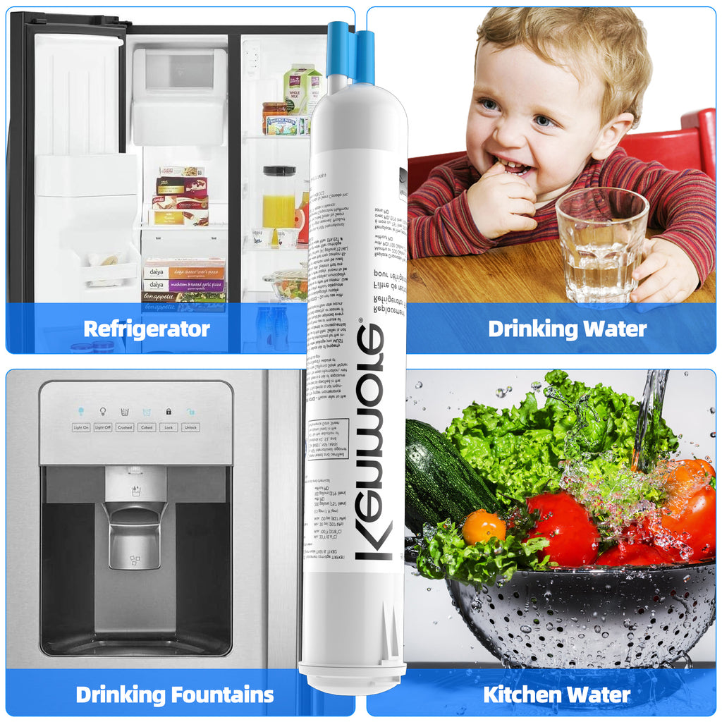 2 Pack Refrigerator Water Filter Replacement Cartridge B40657