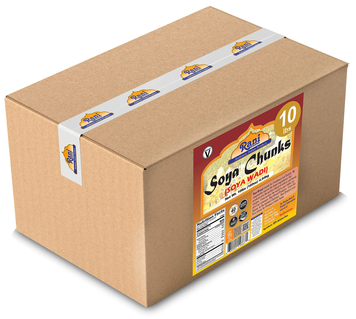 Soy Chunks Nuggets 160oz Bulk Box F5597