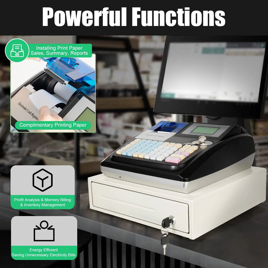 Electronic Cash Register POS System 48 Key I461108