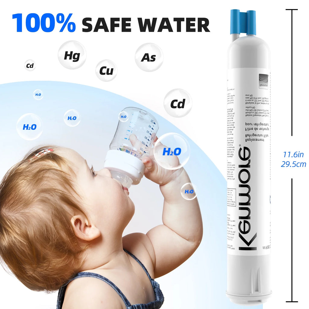 2 Pack Refrigerator Water Filter Replacement Cartridge B40657