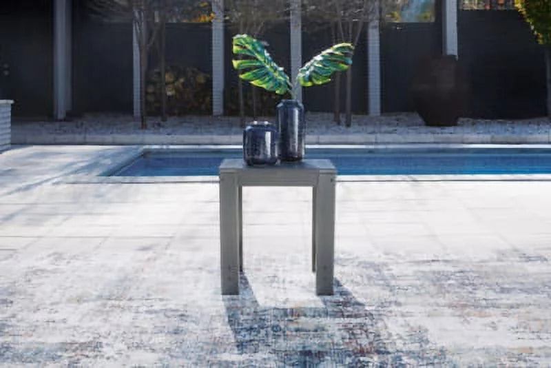 Charcoal Gray Outdoor End Table U292288