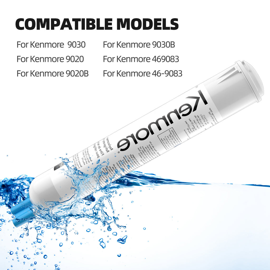 2 Pack Refrigerator Water Filter Replacement Cartridge B40657