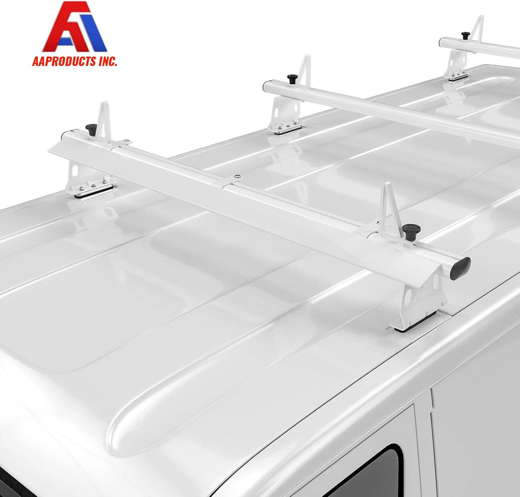 White Pack of 2 Aluminum Van Rack Accessory Y60571