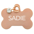 Rose Gold Bone Pet ID Tag L8585