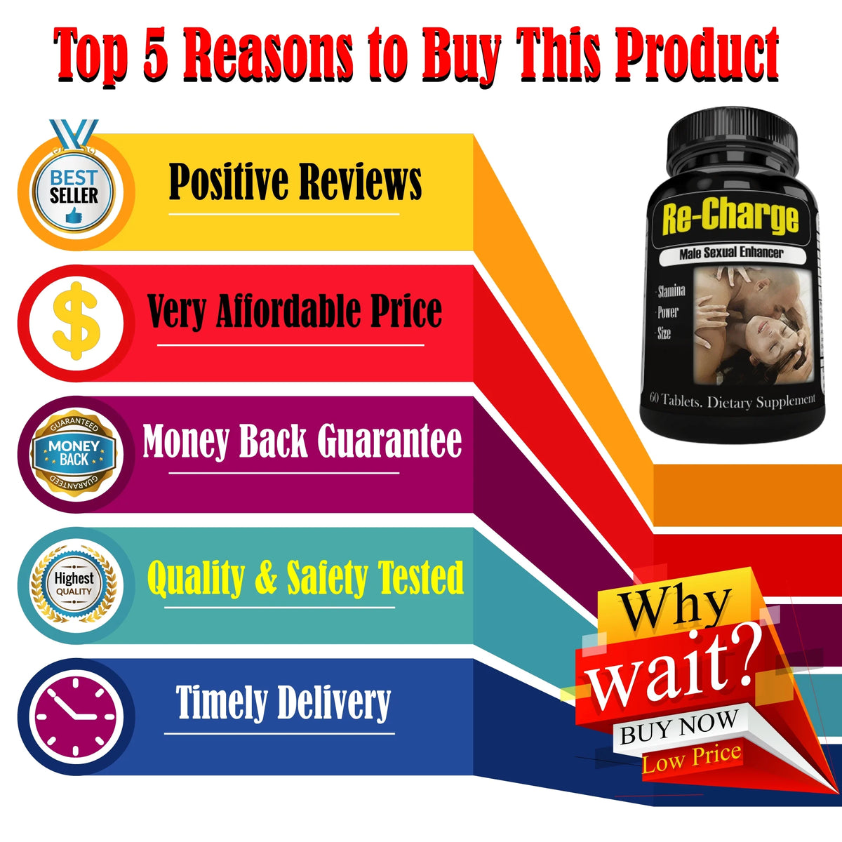 Men's Health Supplements 60 Capsules D222