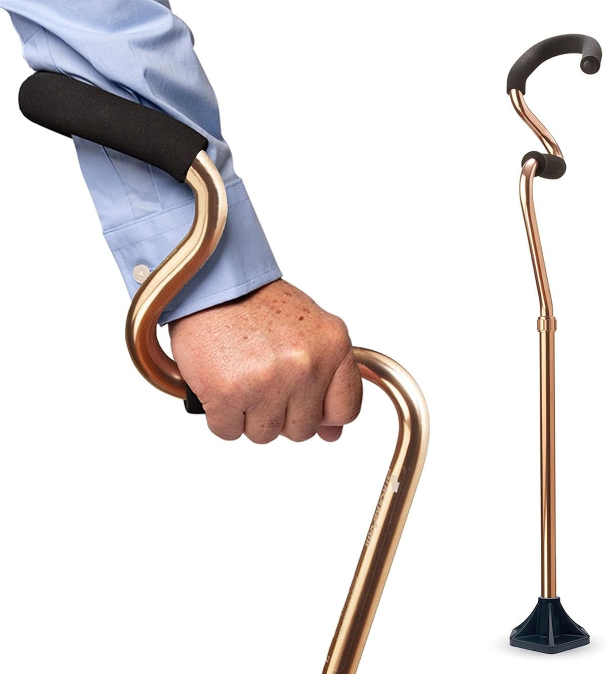 Lightweight Adjustable Self Standing Walking Cane R23402