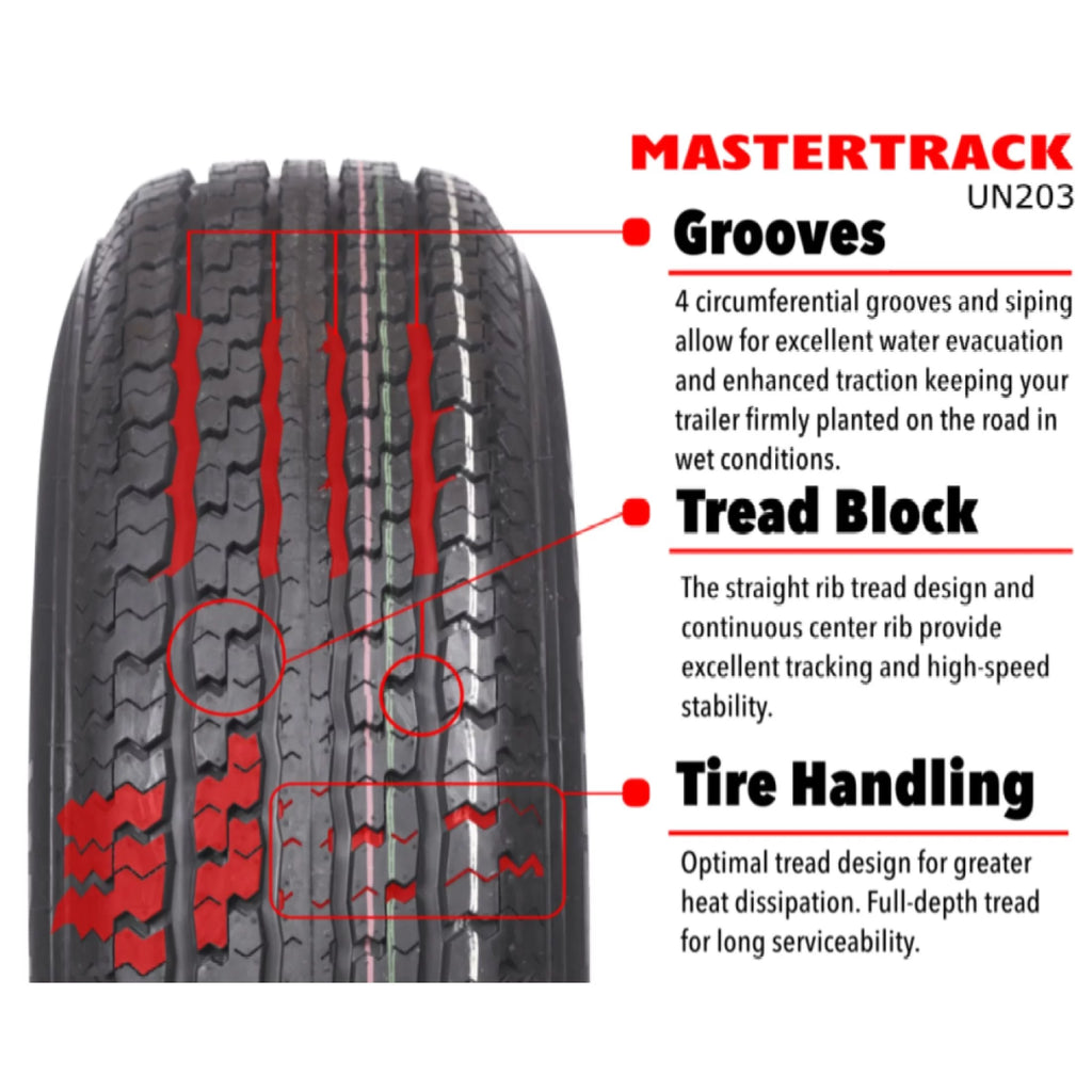 ST215/75R14 6 Ply Radial Trailer Tire U6690