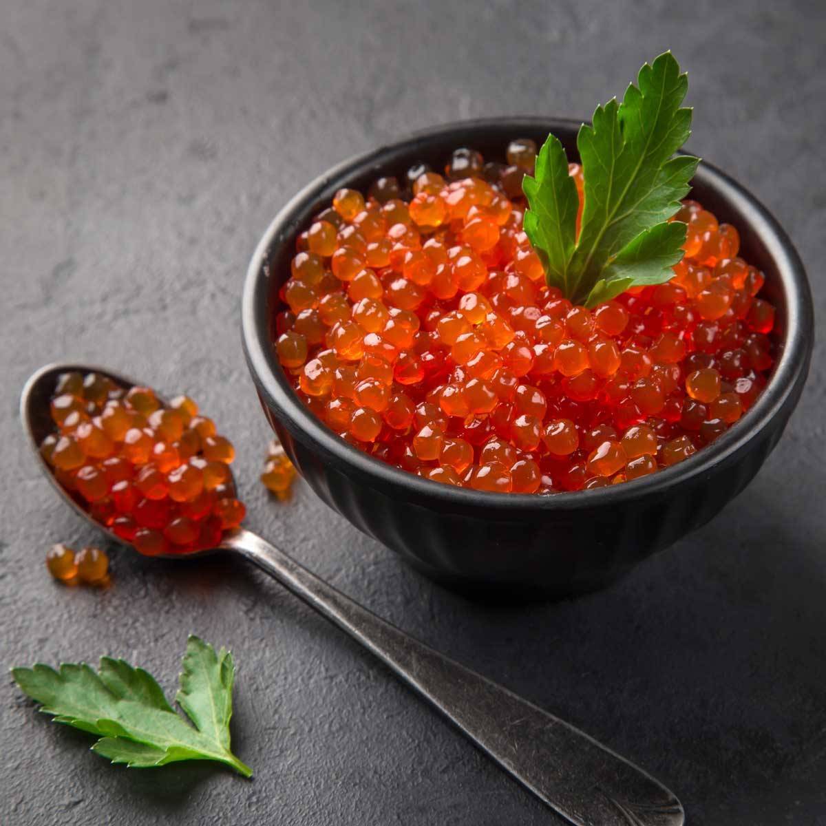 Red Pearl Russian Style Gosudarev Zakaz Salmon Caviar 907 g (2 lbs) can Y6037