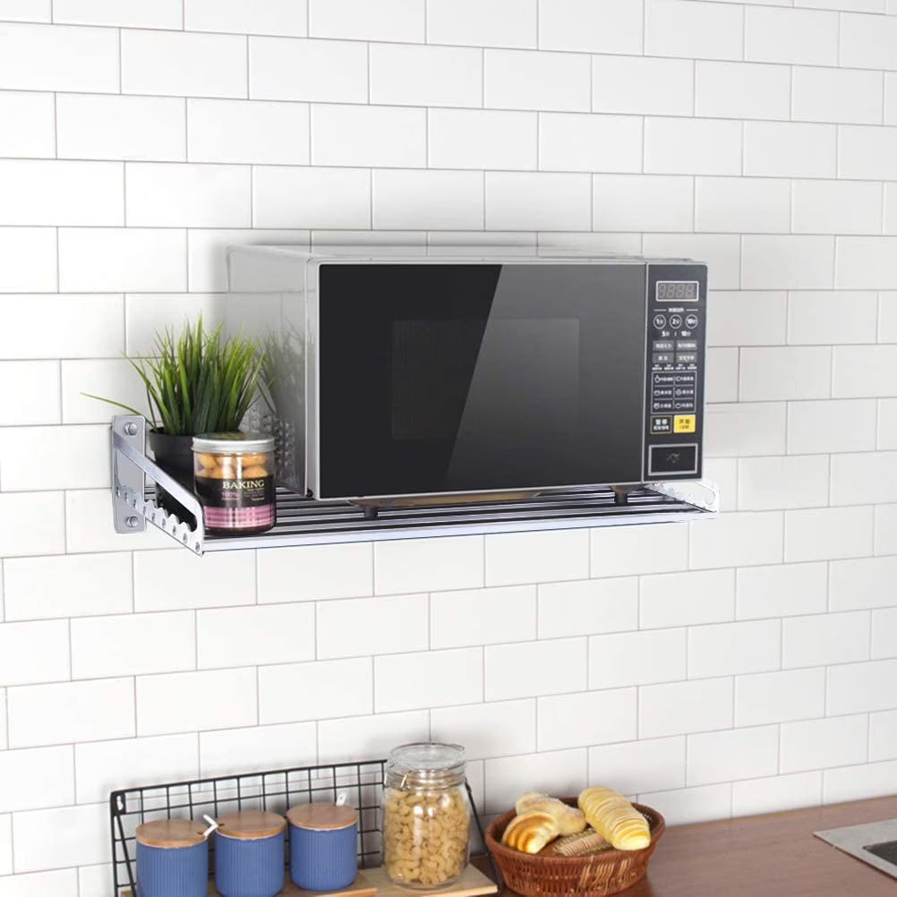 Black Wall Shelf for Kitchen Organizer Z364680