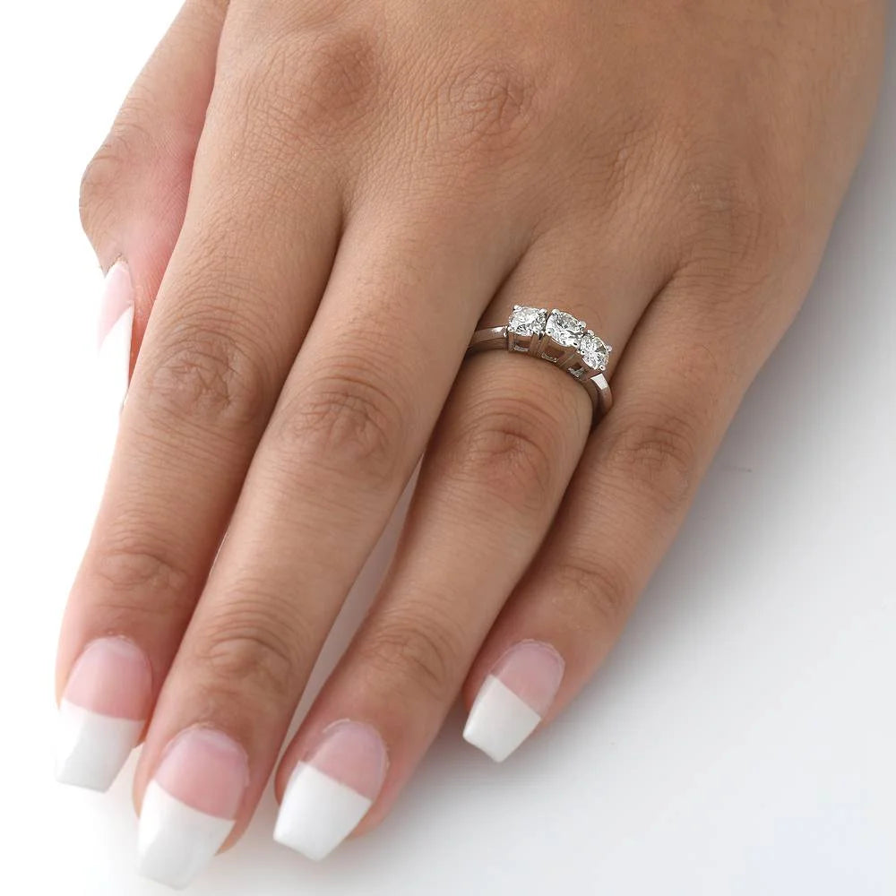 14k White Gold Diamond Engagement Ring U19231
