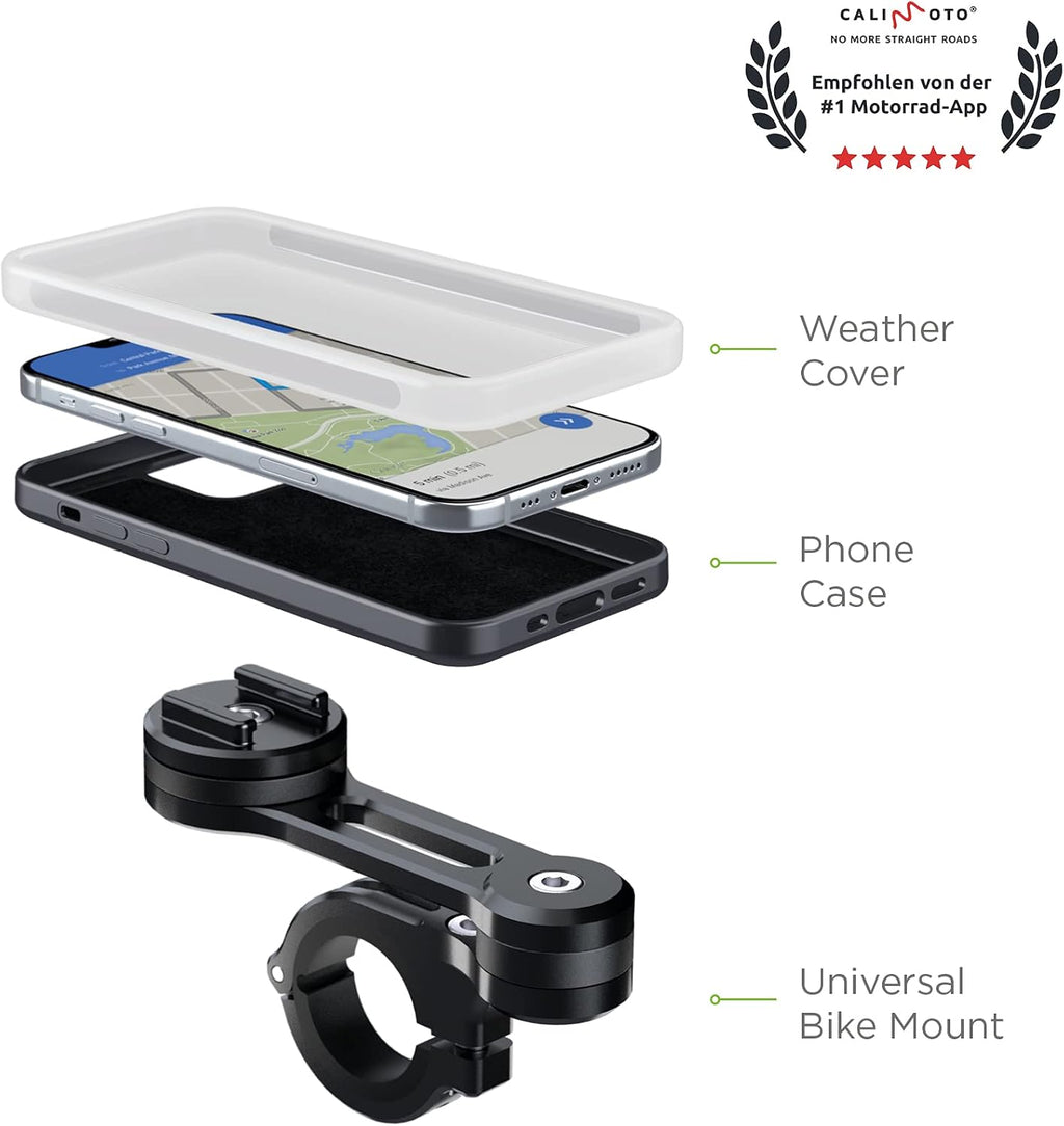 Aircraft Grade Aluminium Phone Mount for Motorcycles O60591