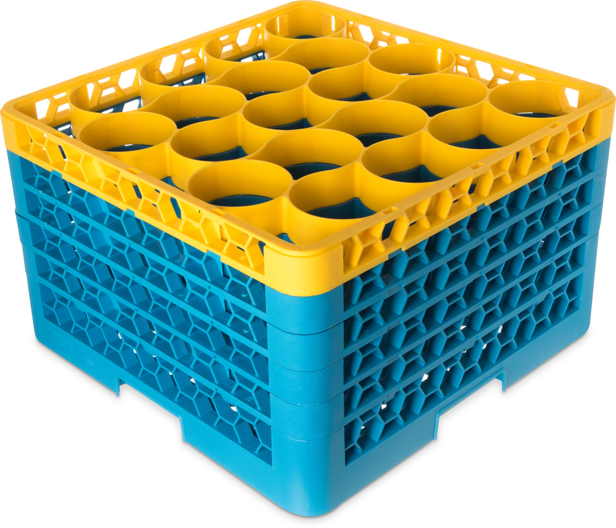 20-compartment Dishwasher Glass Rack with Color-Coded Extenders W49493