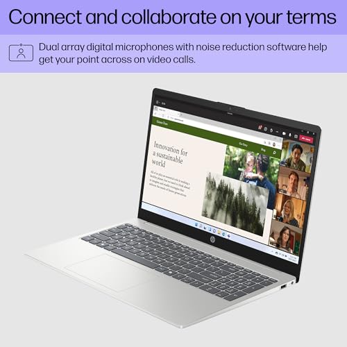 15.6 inch Laptop with HD Touchscreen Display, AMD Ryzen 5 7520U, 8 GB RAM, 512 GB SSD, AMD Radeon Graphics, Windows 11 Home, Natural Silver Y321511