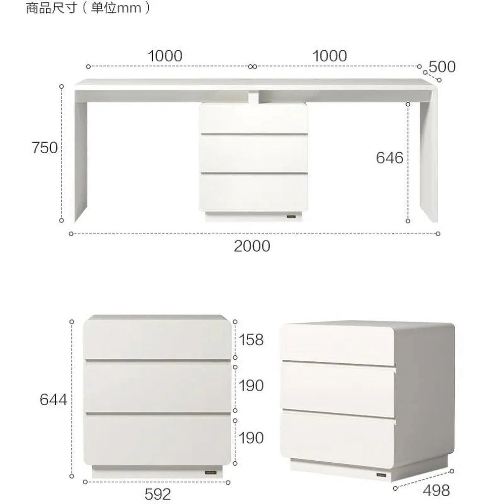Adjustable Foldable Storage Office Desk C5873