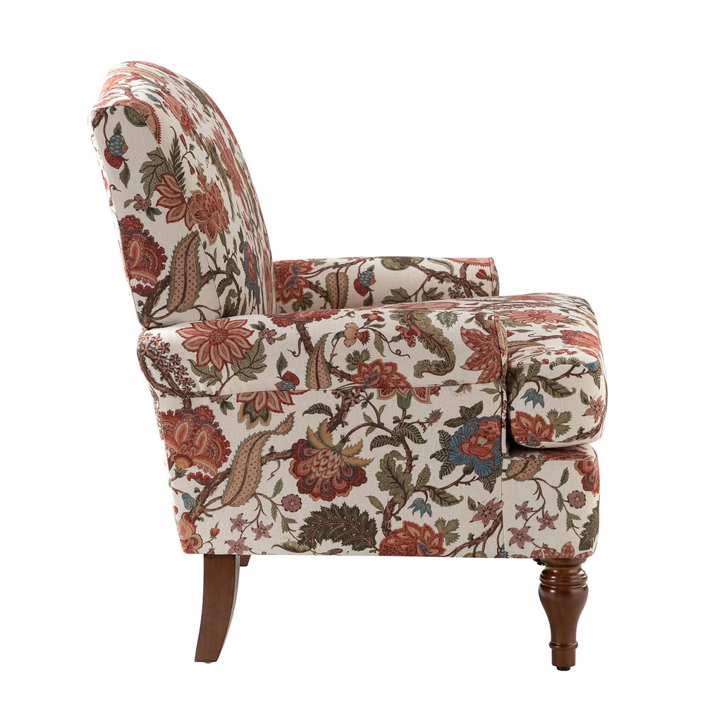 Wooden Upholstered Armchair V384