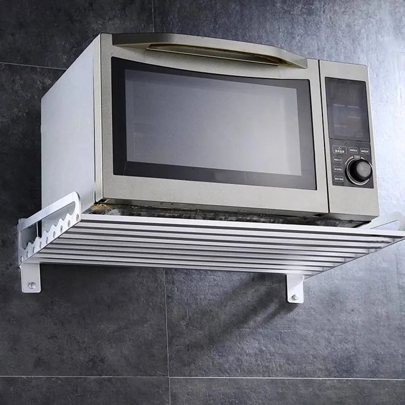 Black Wall Shelf for Kitchen Organizer Z364680