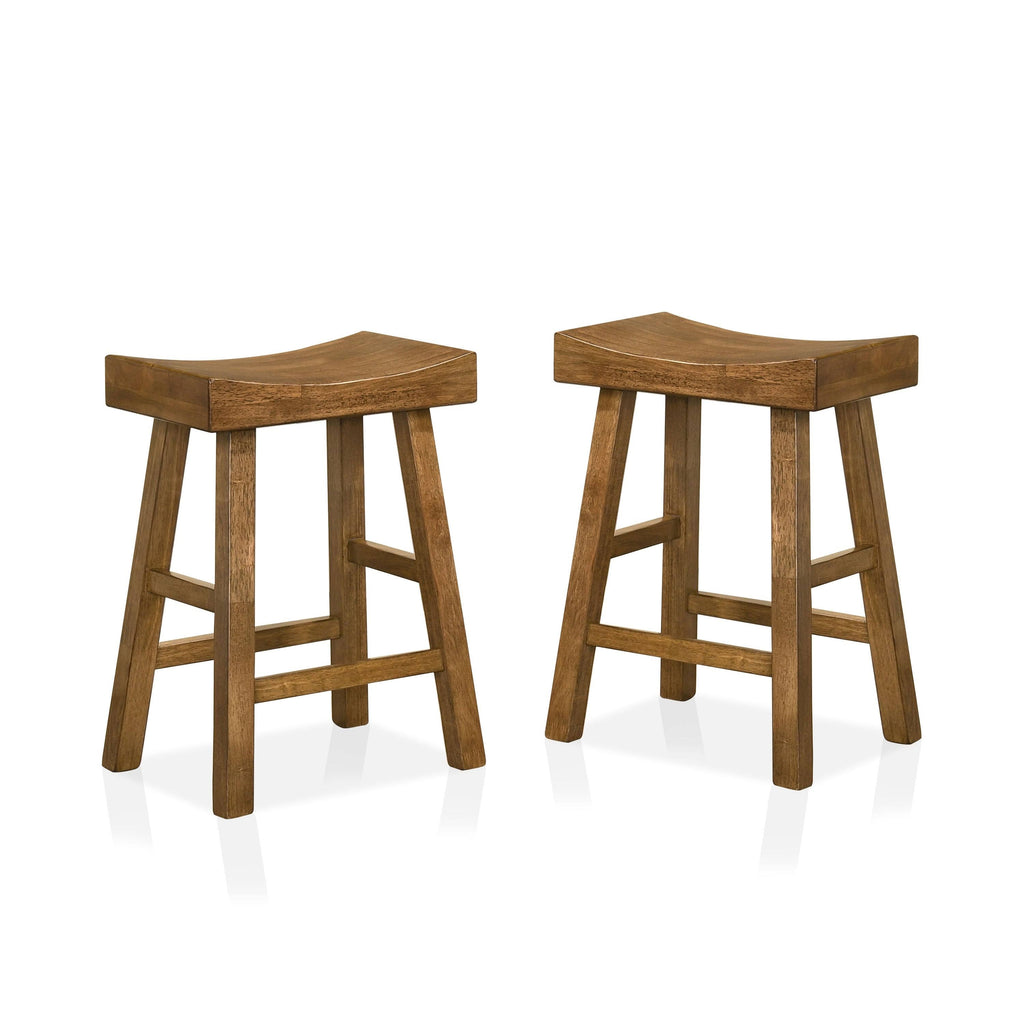 Saddle Stool (Set of 2) - Antique Grey M271