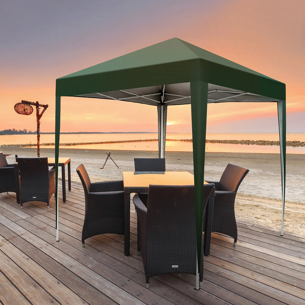 10' x 10' Pop-up Waterproof Canopy Tent with Carry Bag L14846